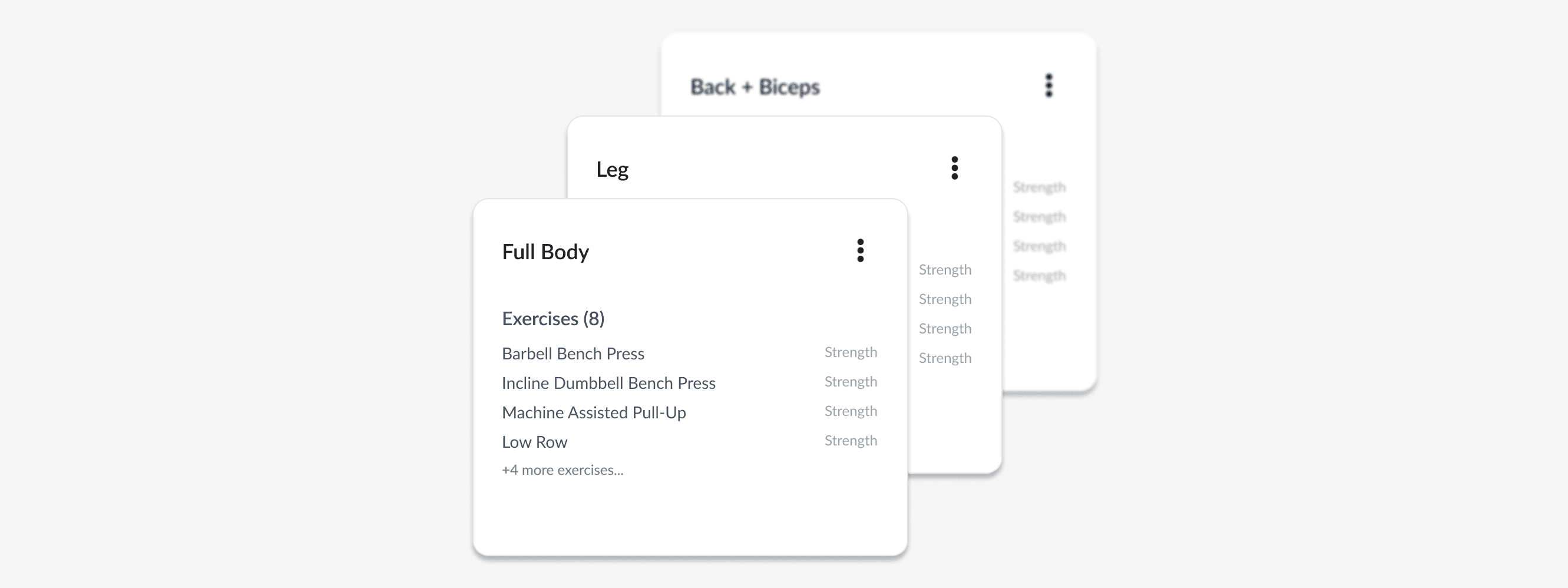 Create Workout Templates